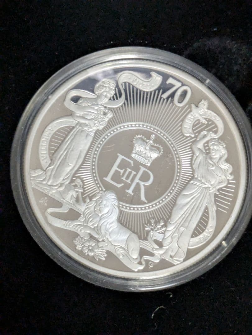 エリザベス銀貨　1オンス　2オンスセット