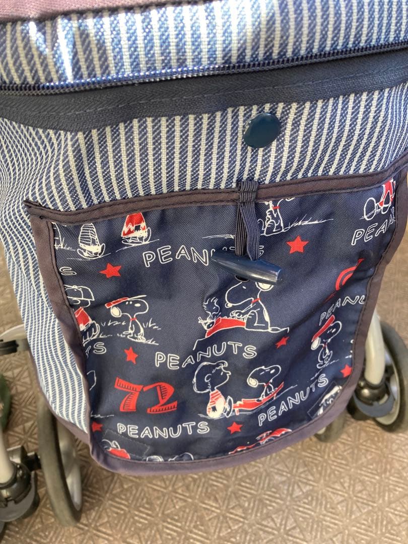 ペットパラダイス⭐︎スヌーピー柄 ペットカート ネイビー ペット