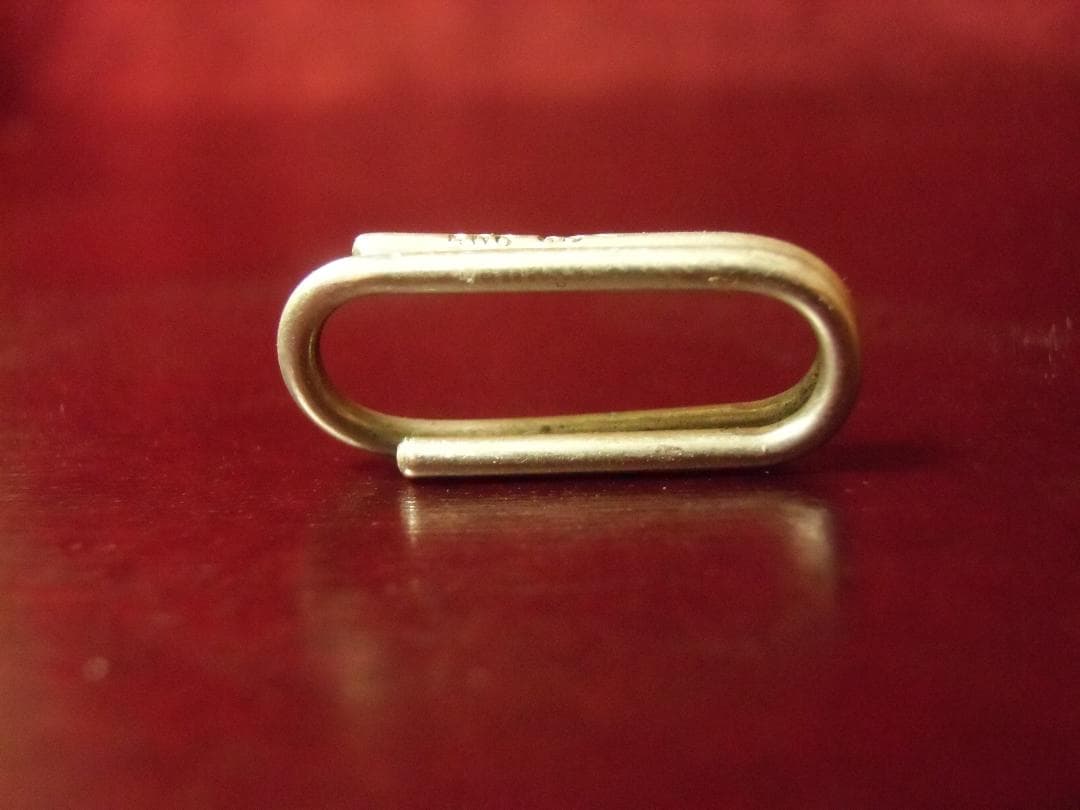 ⊞ドイツ軍＊騎士鉄十字勲章用800銀製リボンループ＊65凹