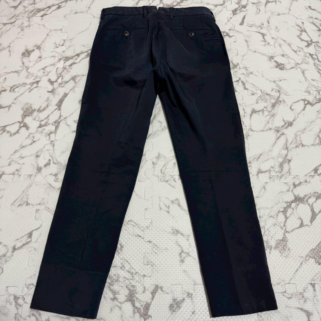 ビームス BEAMS F PT01 ストレッチ チノパン スラックス 紺 ネイビ