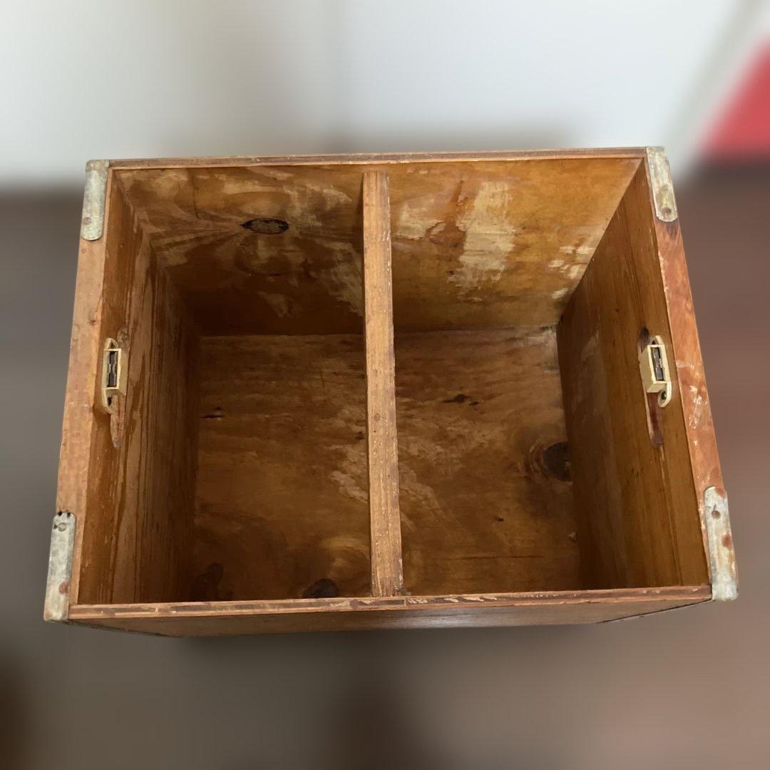 アメリカ ビンテージ 木箱 ミラーライト ビール