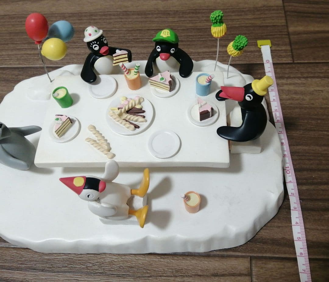 希少レア ピングー バースデー フィギュア pingu ジオラマ パーティー
