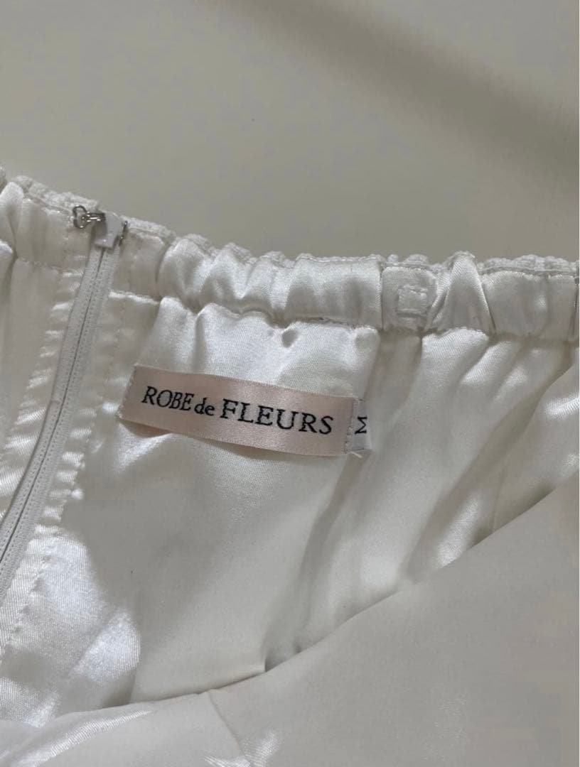 ROBE de FLEURS 如月れいちゃんコラボ　fm3758 white/M