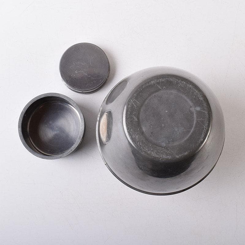 煎茶道具 錫製 茶壷 茶心壷 約718g F R8746