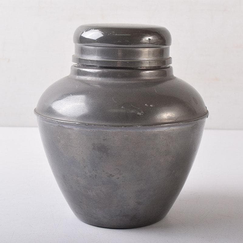 煎茶道具 錫製 茶壷 茶心壷 約718g F R8746