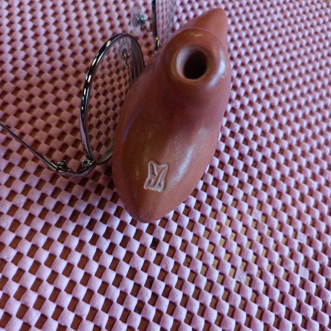 長期保管品】 火山のオカリーナ ハンドメイド 貴重 美品 クリスマス