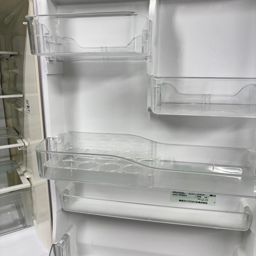 596 東芝　大型冷蔵庫　大容量410L 400L強　家庭用　自動製氷　右開き