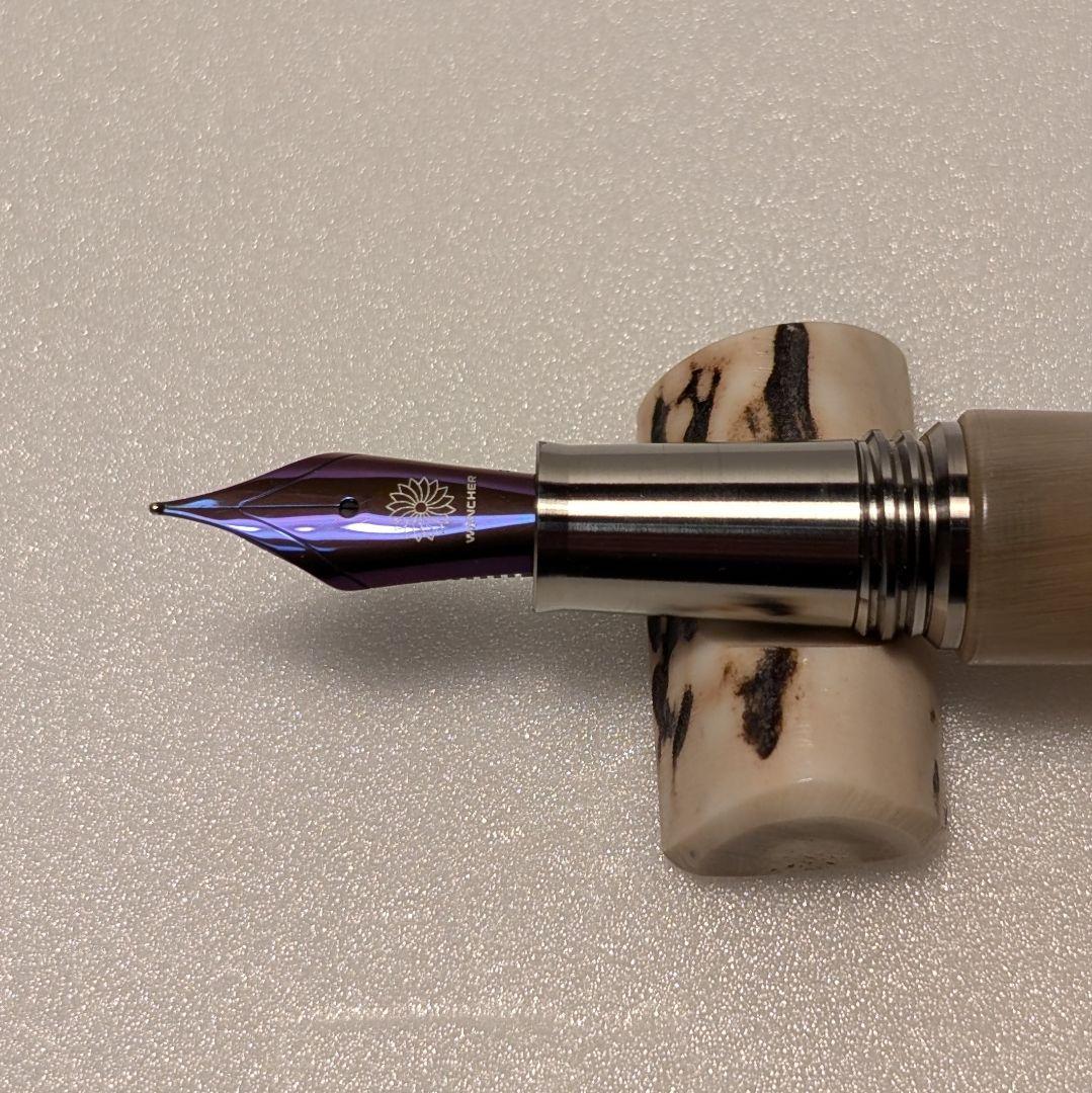 ワンチャー WANCHER ドリームペン 水牛 角 万年筆 日陰 - メルカリ