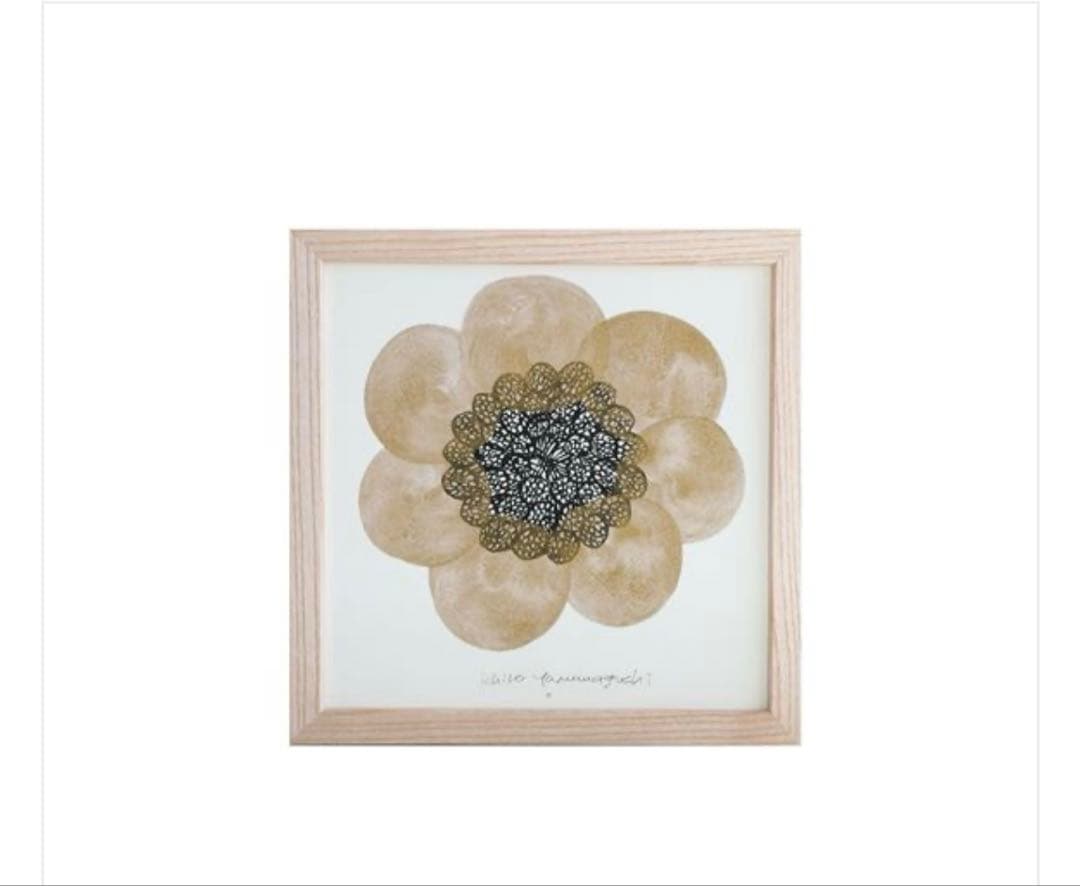 ［ＩＤＥＥ］アートポスター　山口一郎　 ＨＡＮＡ　－　ｈｅａｄ－ｇｏｌｄ 在庫限り】 山口一郎 「HANA-head-gold」｜これまでに販売した商品