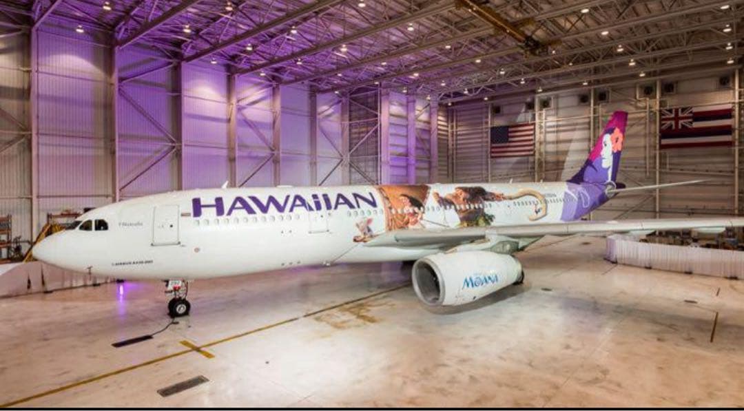 ☆レア☆ハワイアン航空 HAWAIIAN航空 1/500 モアナ特別塗装