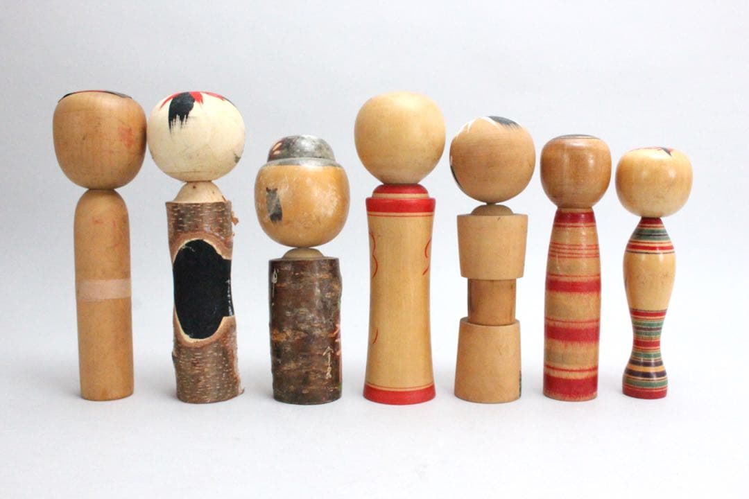 4750 こけし34点 〈小笠原義雄　里見正雄　小沢孝雄　吉田勝範 他〉送料無料