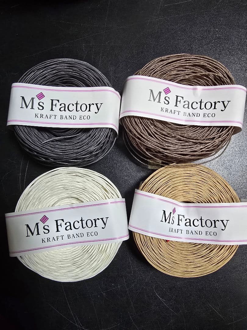 クラフトバンド １本幅玉巻き 詰め合わせ　ハマナカ　M's Factory