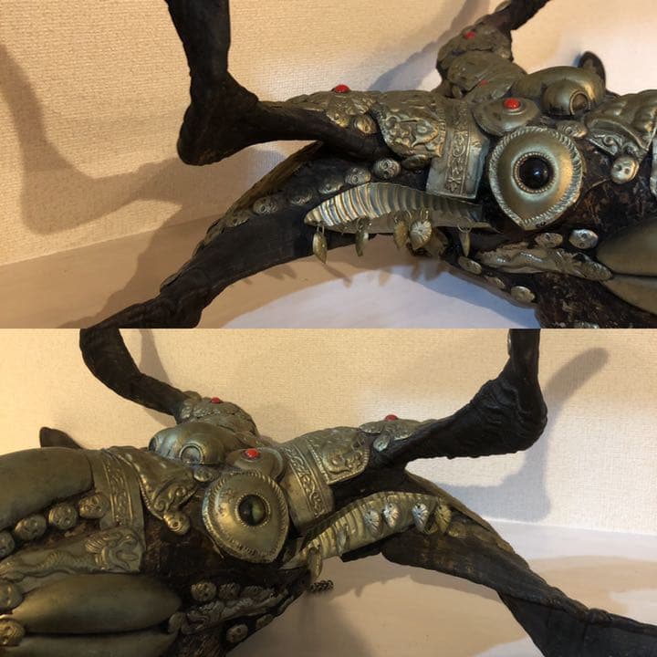 山羊チベタンスカルモンクスカルチベット法具チベタンゴート頭蓋骨