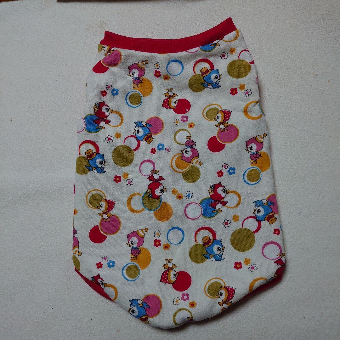 犬服 3S わんこの普段着レトロな小鳥赤