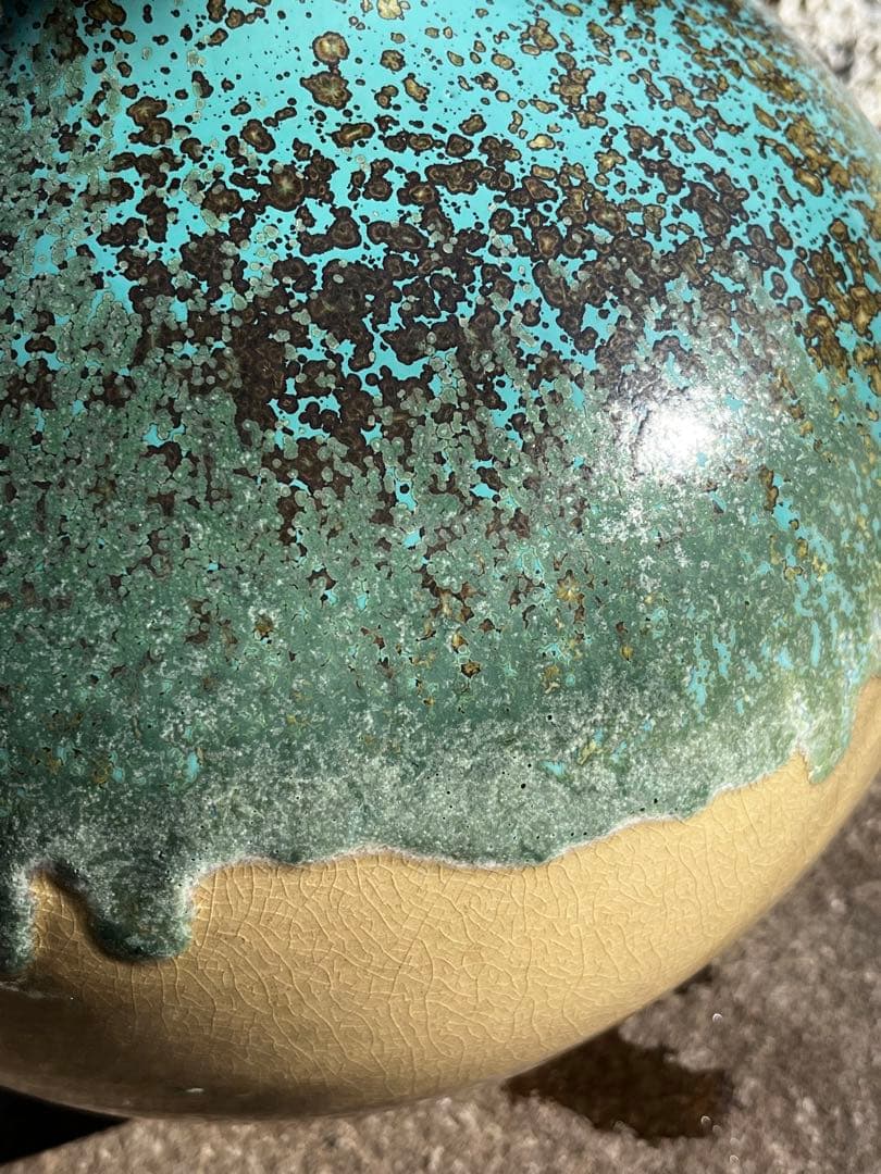 福岡県うきは 一の瀬焼 壺 アンティーク