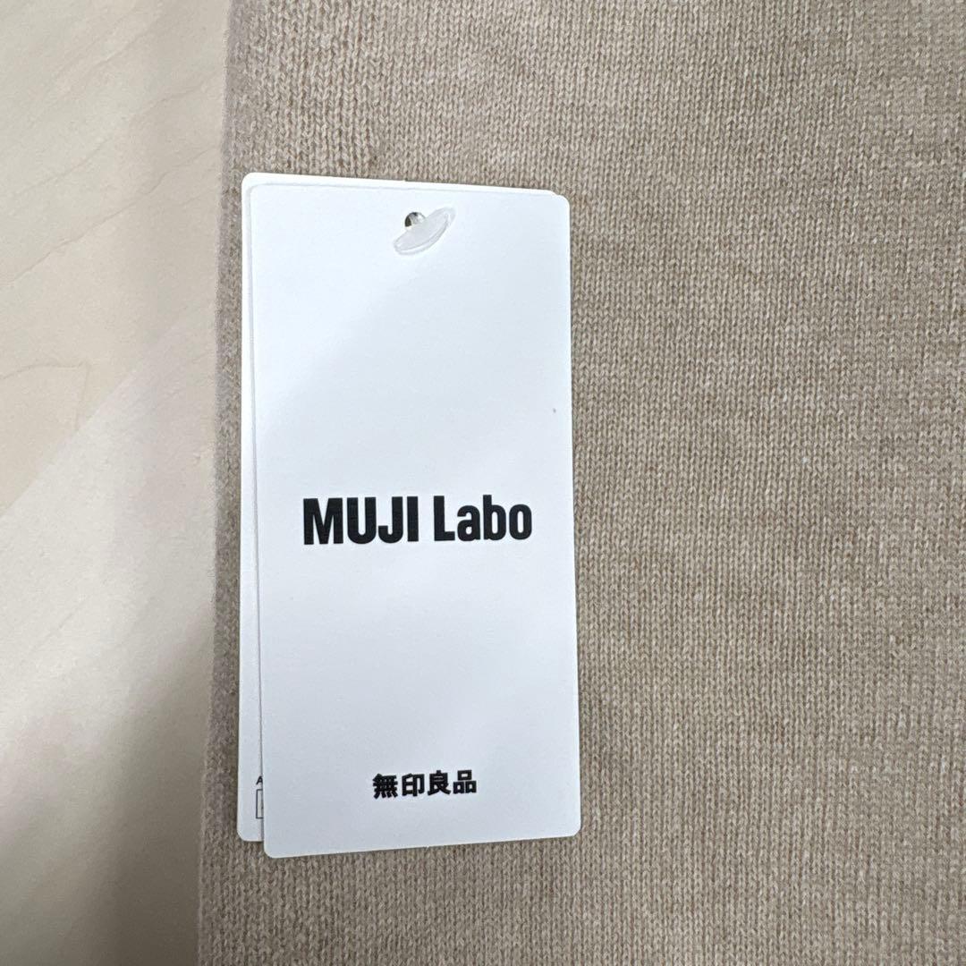 MUJI Labo カシミヤニットストール 50×200cm ベージュ ムジラボ 自然の