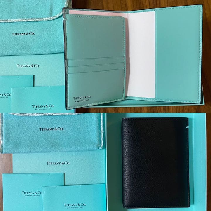 新品】2021年新作 TIFFANY＆Co. パスポートケース ブラック
