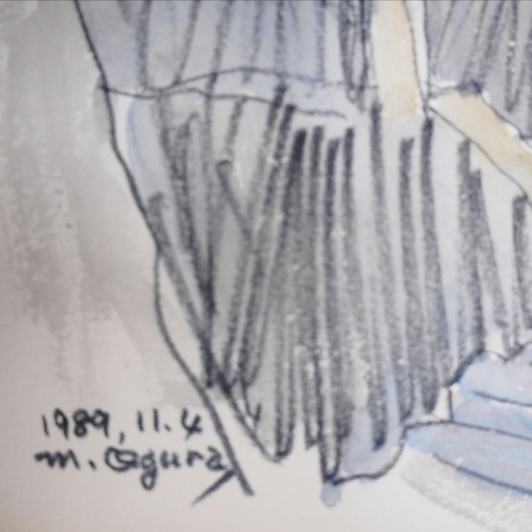 【水彩画】小倉　基弘　長崎32景『東山手洋風住宅』No.018