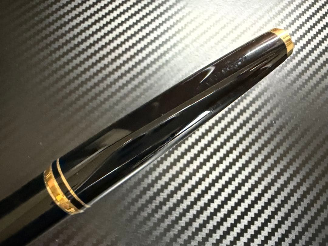 極美品 モンブラン No.221 ブラック EF 極細字 万年筆 - メルカリ