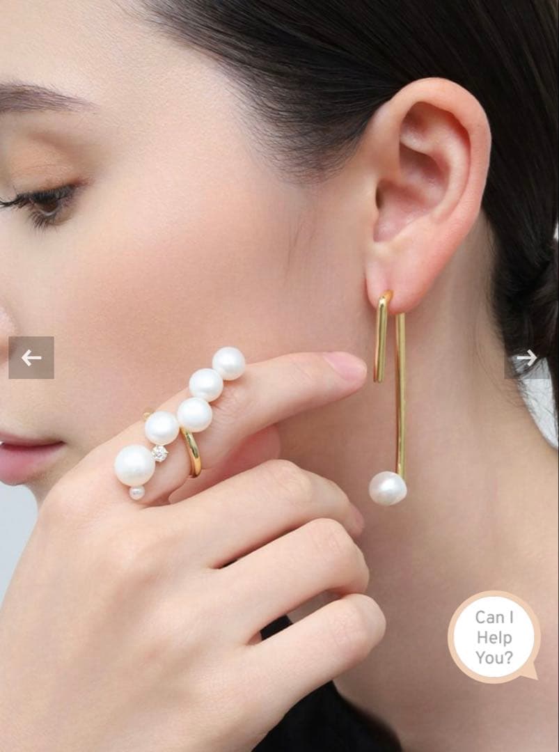 ステラハリウッド　ミューズラインパールリング