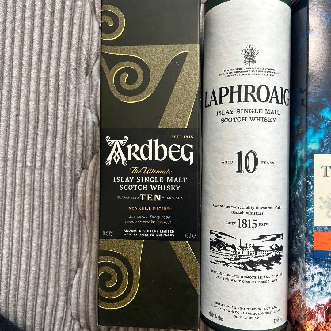 ウイスキーセット（アードベッグ、ラフロイグ、タリスカー、ジョニー