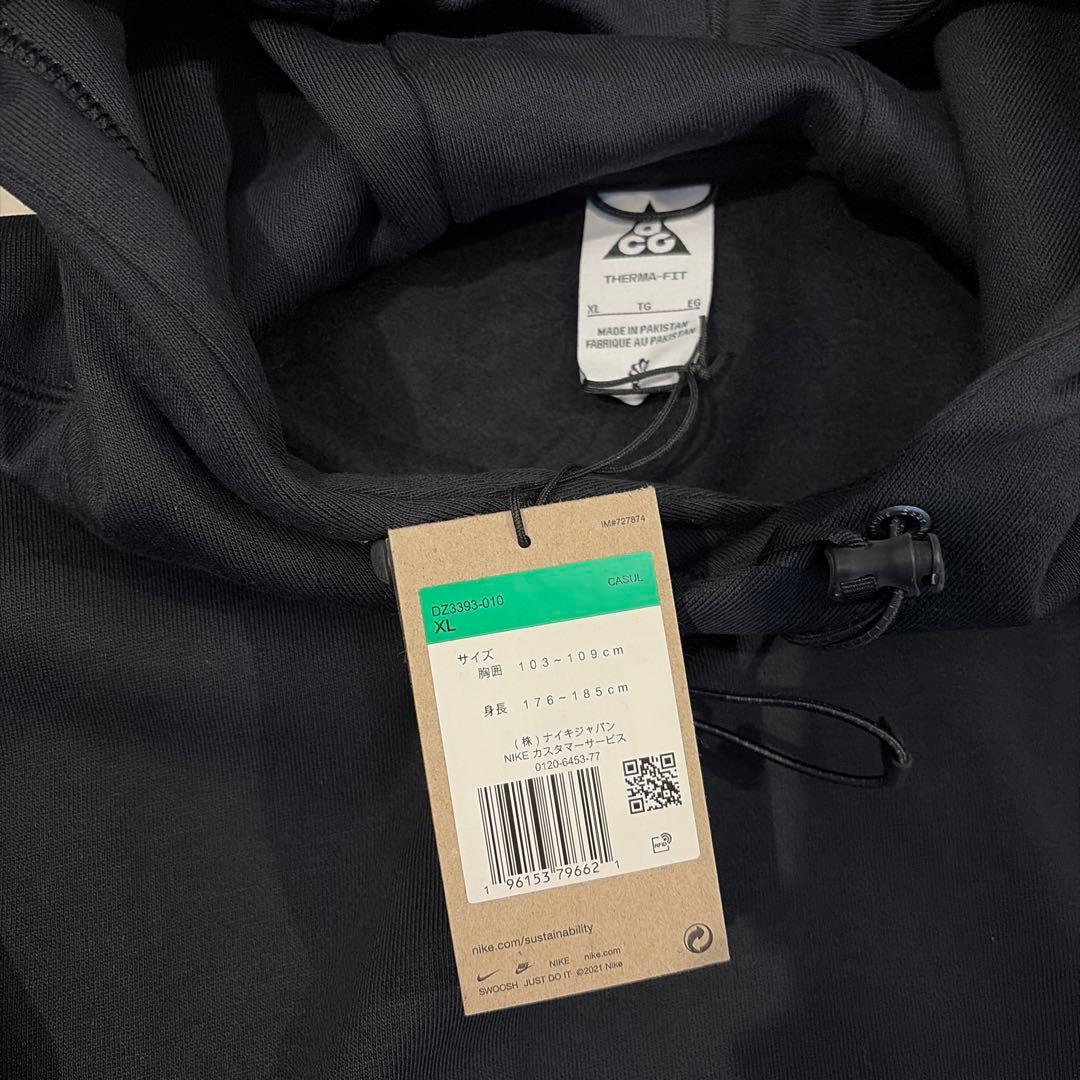 NIKE ACG THERMA-FIT ブラック パーカー