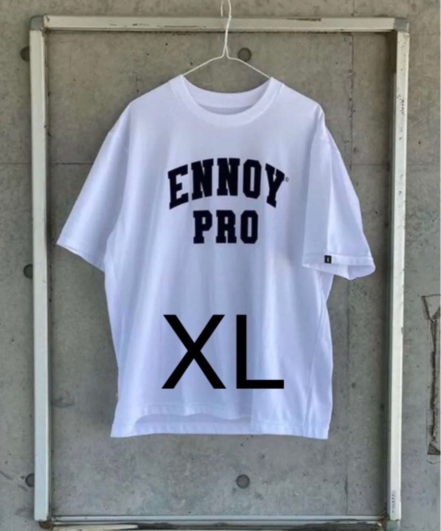 The Ennoy Professional 22SS border tee XL ENNOY PRO TEE white