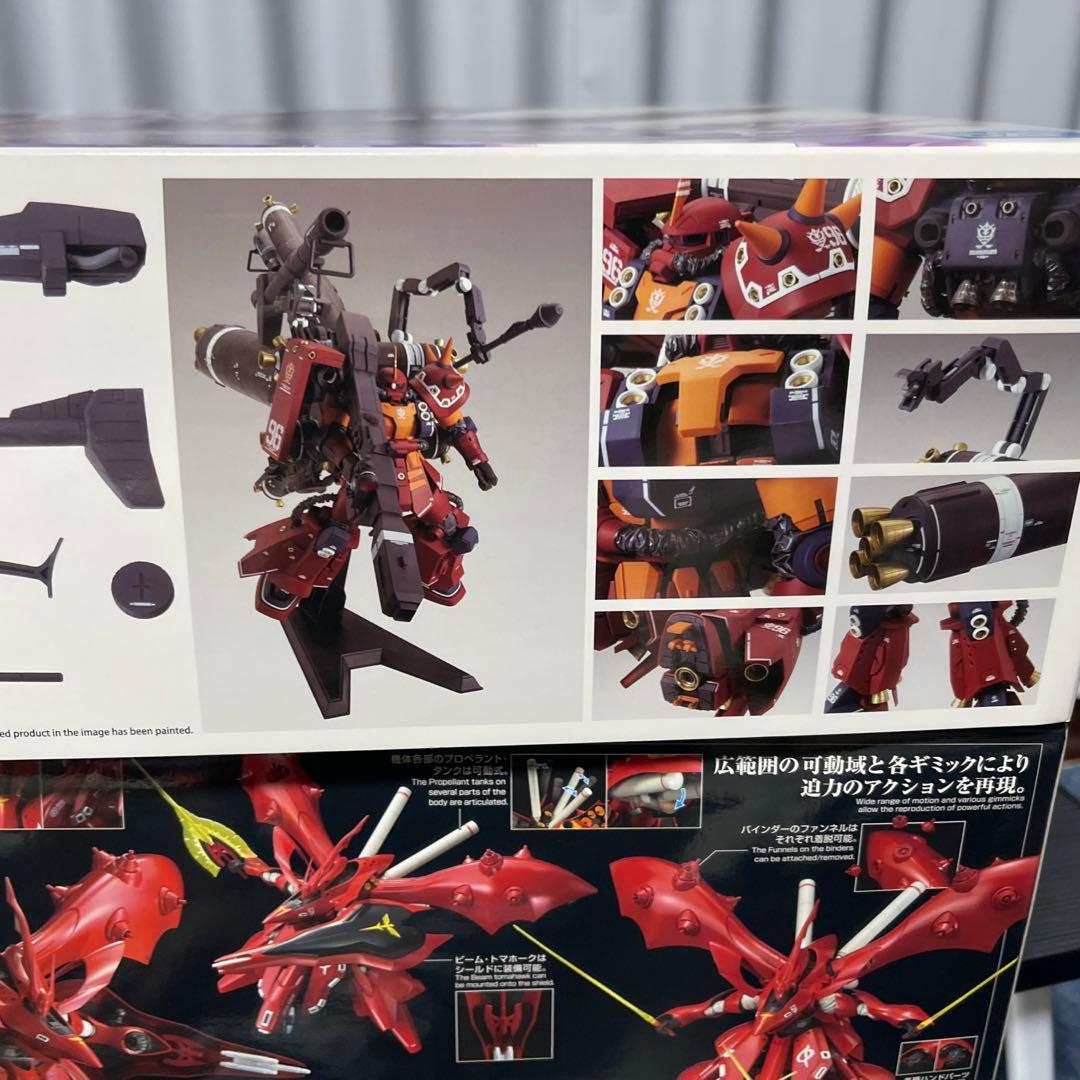 MG1/60高機動型ザクサイコ.ザクVer.Ka、HG1/144ナイチンゲール MG 1/100 高