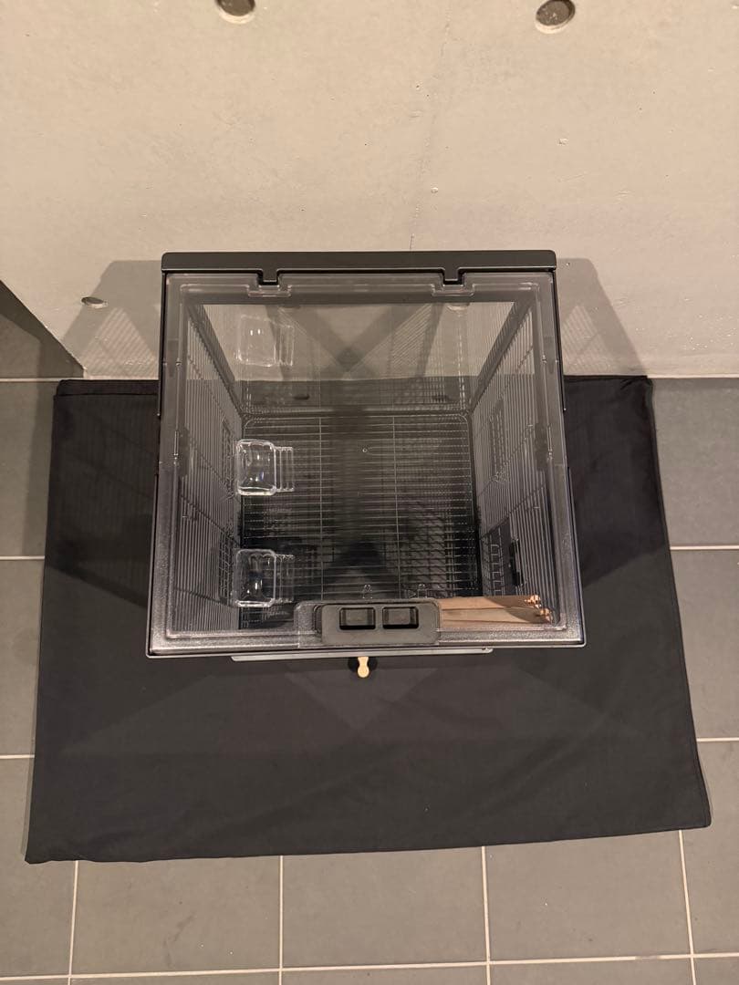 インコケージ ミニマルランド バードパレス クリアスクリーン 40BK