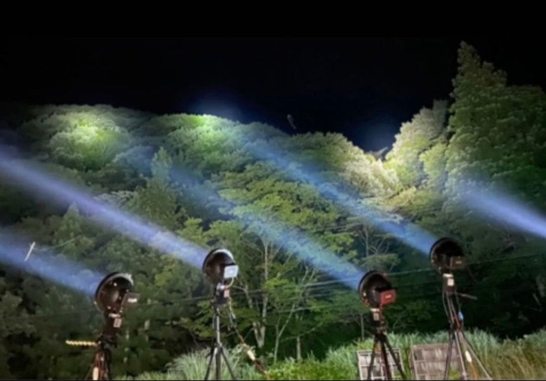 爆光 新品 強力 HID7インチ 114W程度紫外線強化バルブ 灯火採集に！