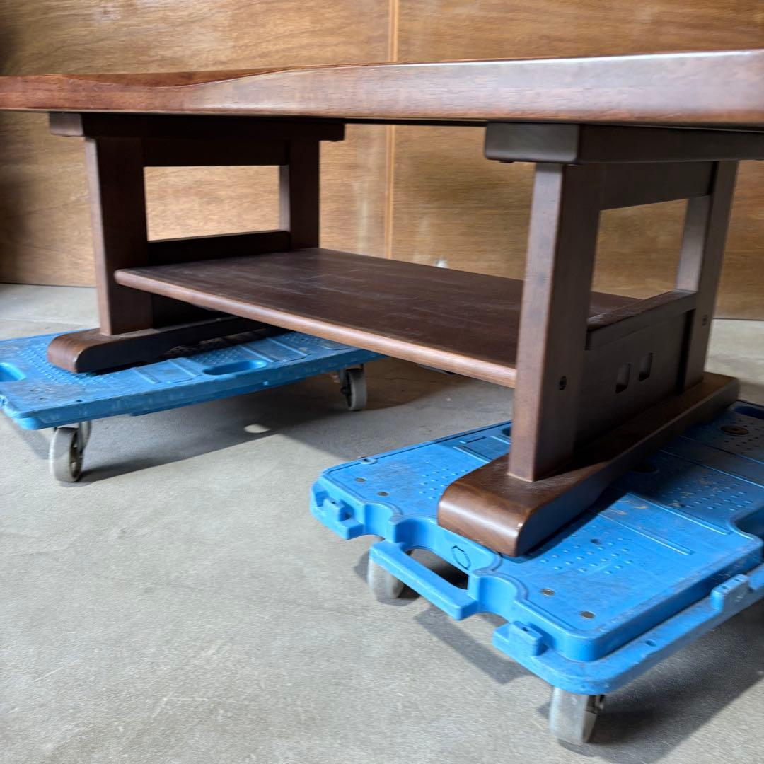 福岡】 テーブル 和モダン ヴィンテージ 座卓 リビング 木製 天然木