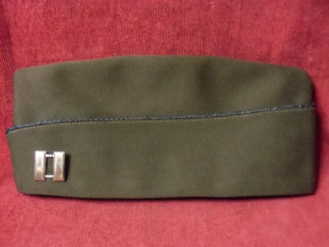 ★１９４０年代＊アメリカ軍＊大尉ギャリソンキャップ/略帽＊約５８ｃｍ（実物）