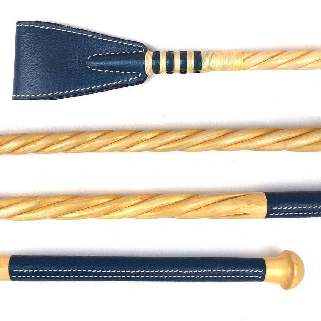 美品・箱・保管袋付】エルメス／クラヴァッシュ 70 鞭 ウッド＆ヴォー