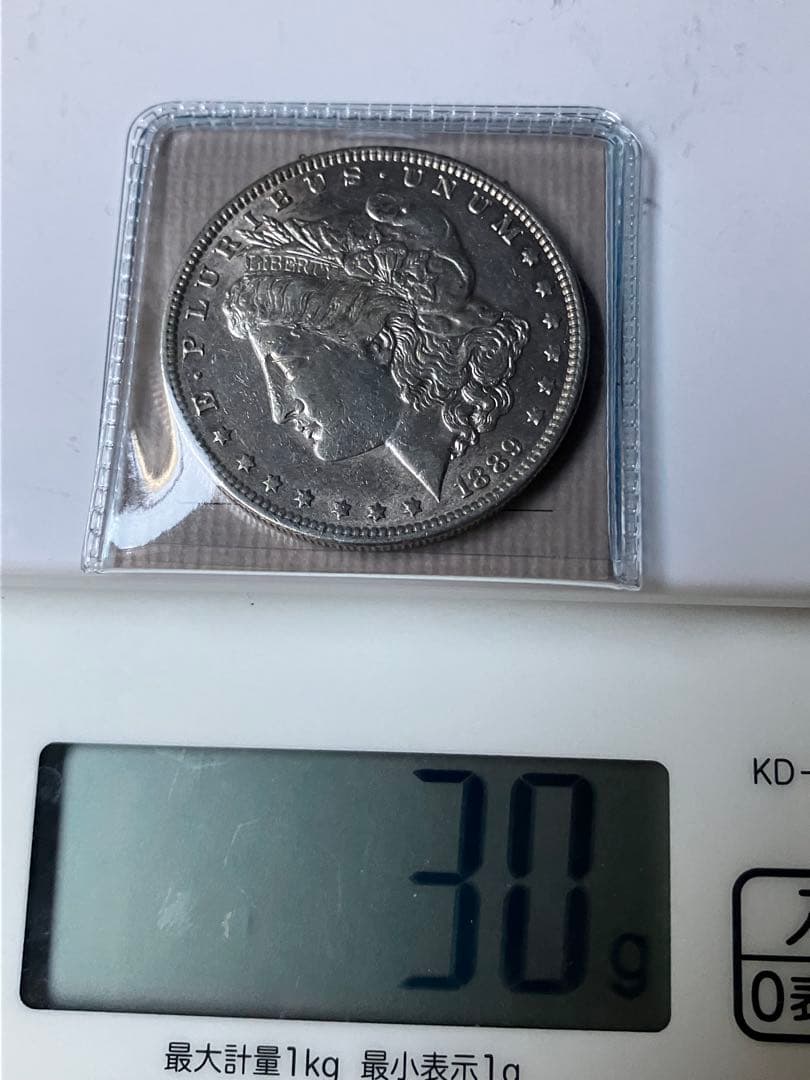 AJXAJ様用 モルガンダラー銀貨 1887年と1889年 の2枚 アメリカ銀貨