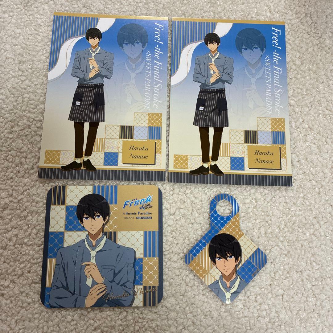 Free! スイパラ コースター ポストカード 七瀬遙 - メルカリ