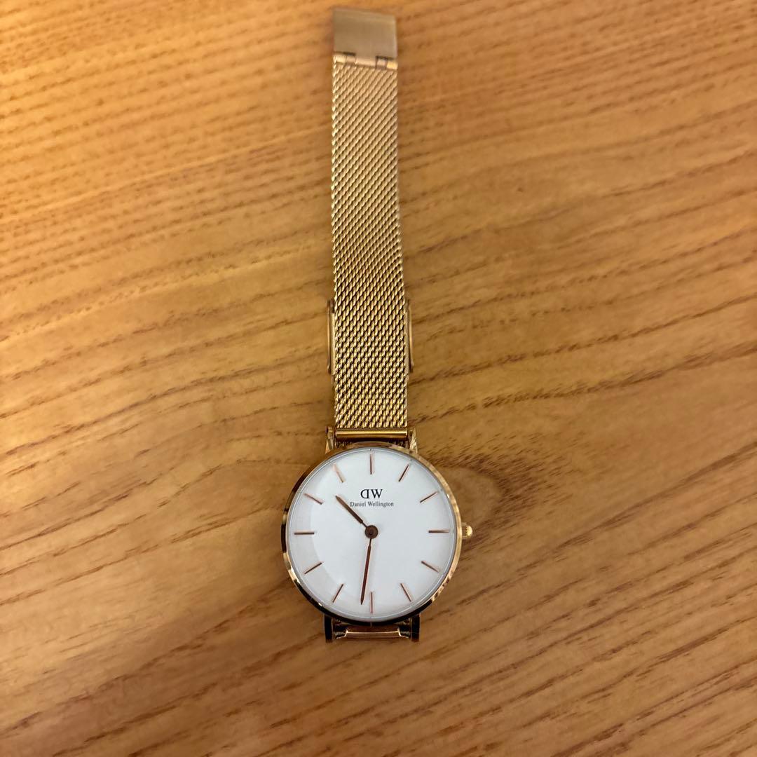 Daniel Wellington DW ゴールド メッシュ腕時計 - メルカリ