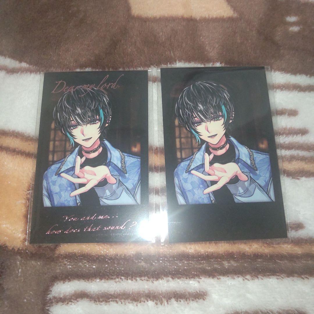 ベリアン バレンタインチェキ風カード 箔押し あくねこ ベリアン