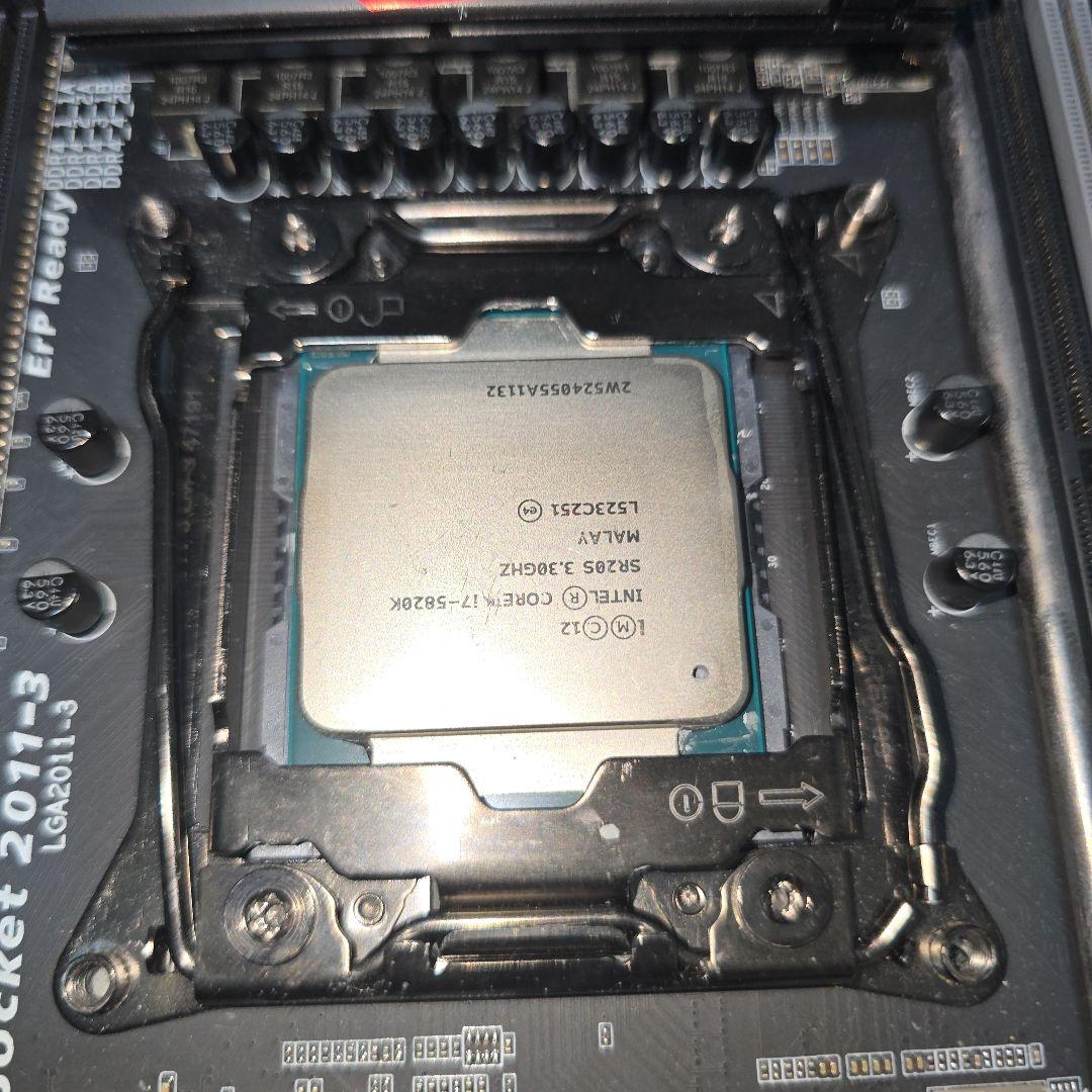 自作PC(ASUS X99-A, Corei7 5820K , メモリ64GB) 自作PC(ASUS X99-A