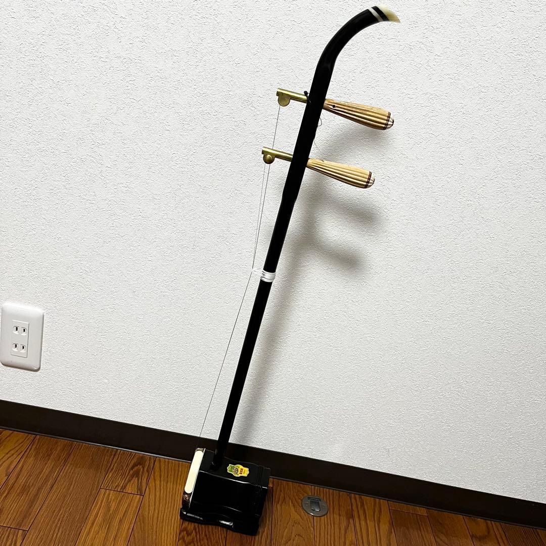 二胡 天然 蛇皮 敦煌牌　民族楽器 上海 ケース 謌 弦楽器 DUNHUANG