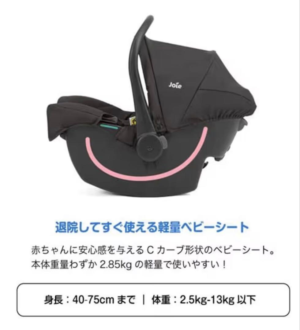 R129 Joie i-juva チャイルドシート ブラック