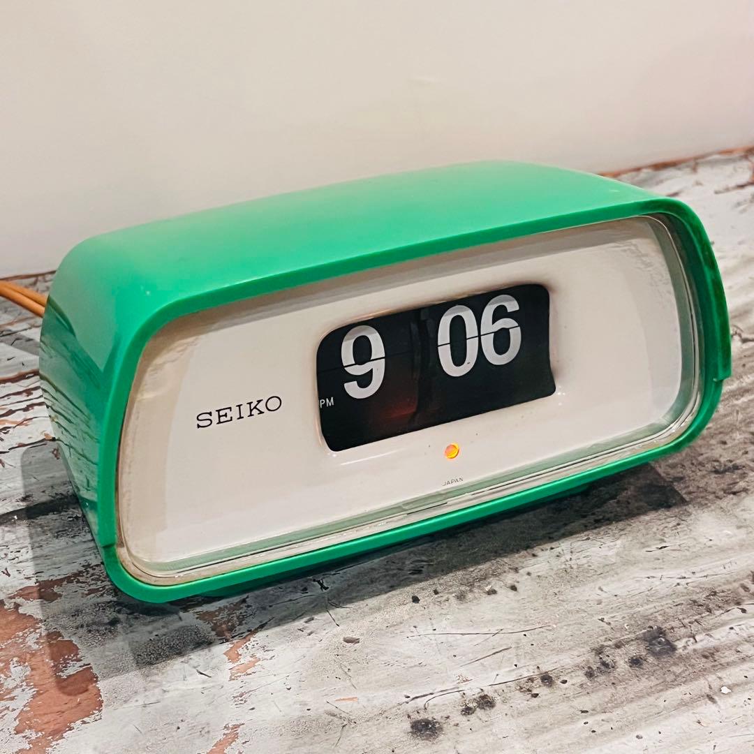 SEIKOパタパタ時計 デジタルクロック DZ634 昭和レトロ-に人気