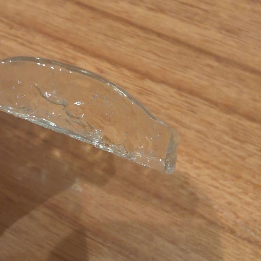 希少品】 不二式 戸滑襖用 ウランガラス 気泡ガラス