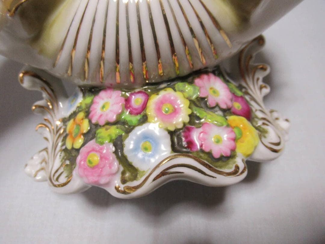 47年頃日本製輸出品◇磁器製瀬戸ノベルティ CHIKUSA『天使と貝と