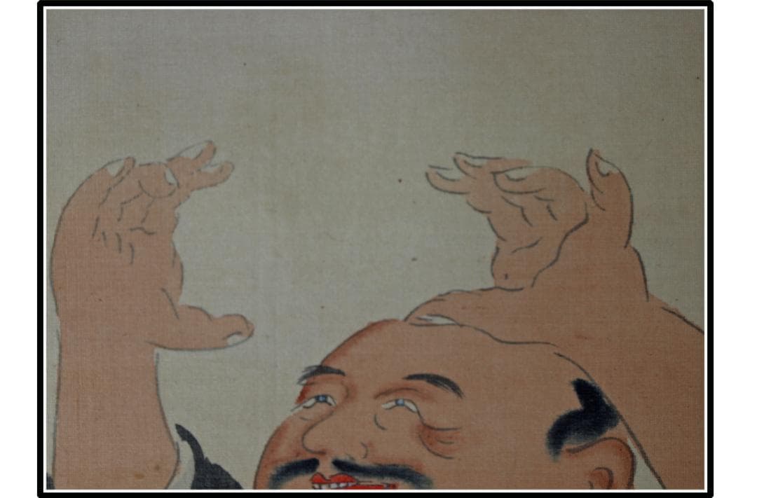 日本時代の掛け軸その 肉筆保証 中国骨董品古美術 X995C3-3