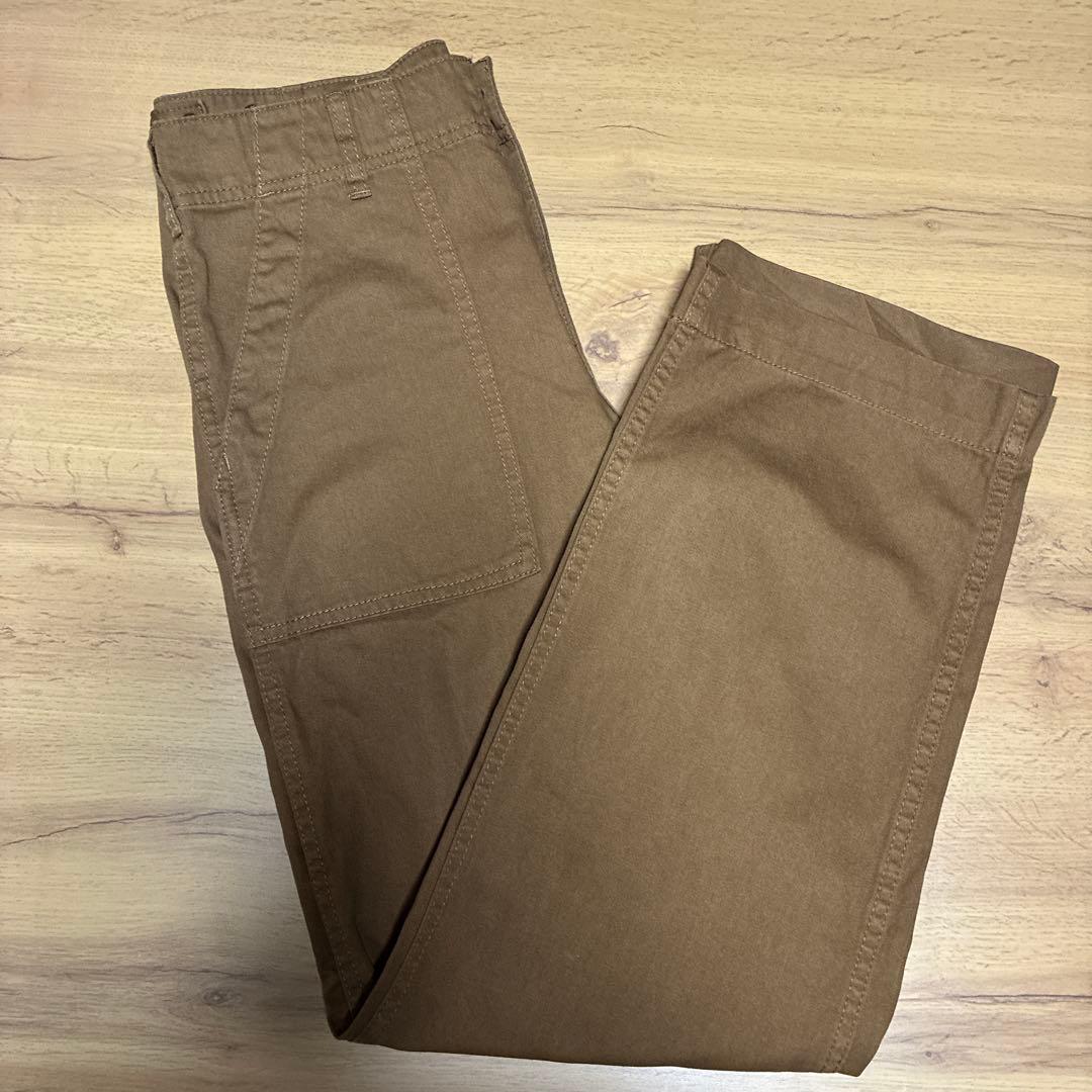 Spick & Span ルーズベイカーパンツ キャメル 38