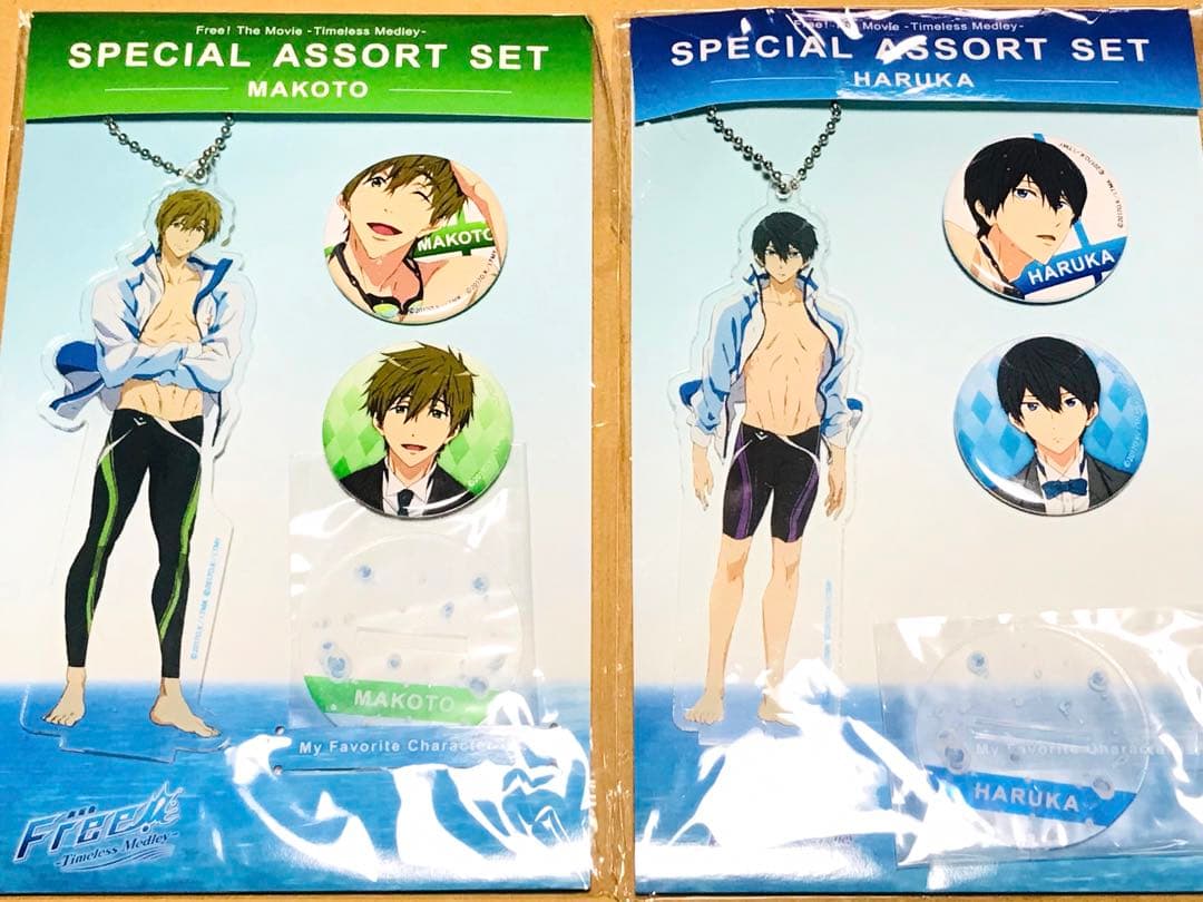 未開封品◎七瀬遙＆橘真琴 スペシャルアソートセット Free! 総作監 西屋太志