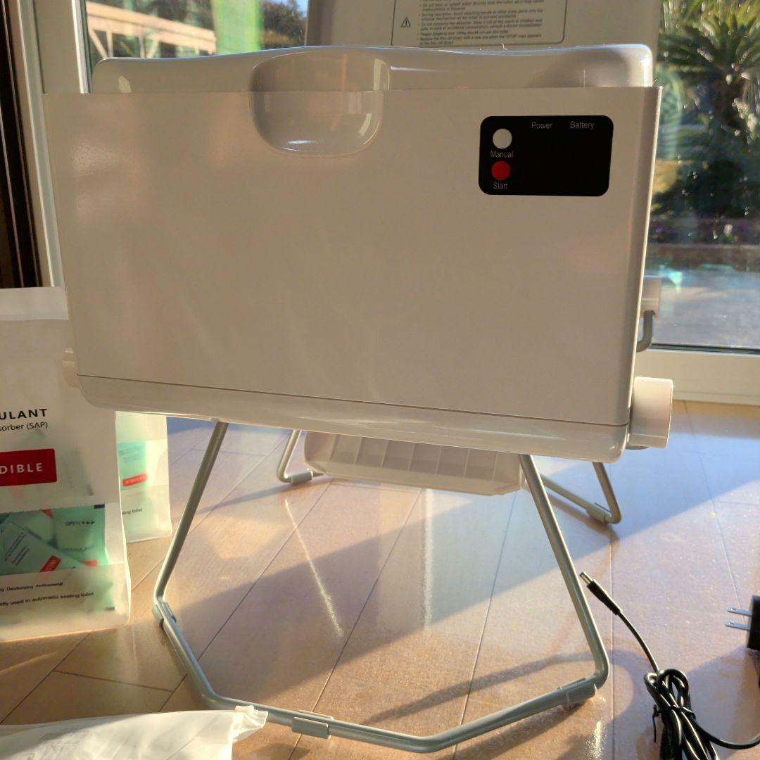 今週限定セール】ポータブル式トイレ☆自動ラップ式トイレ ルーシール