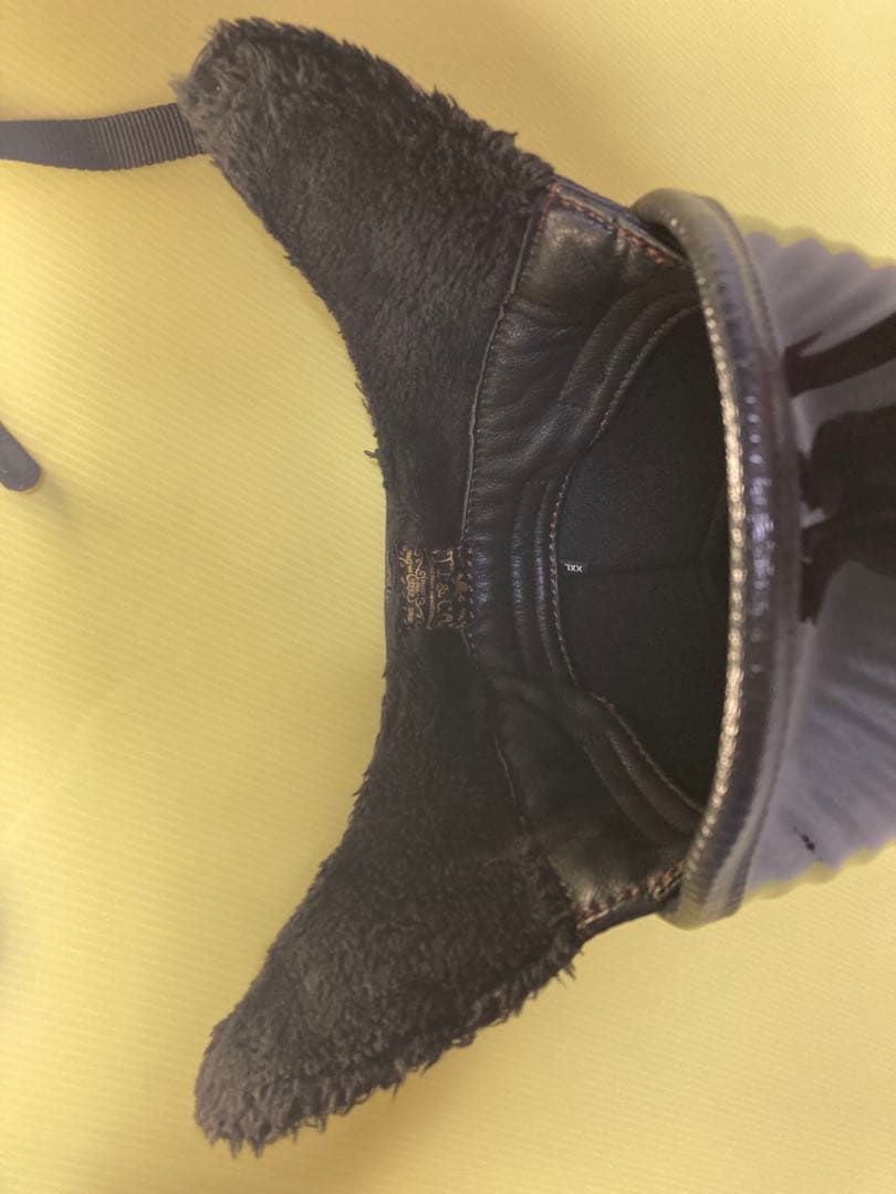 tt&co　旧型　リブジョッキー　本革イヤーマフ 刻印リベット　ハーレー