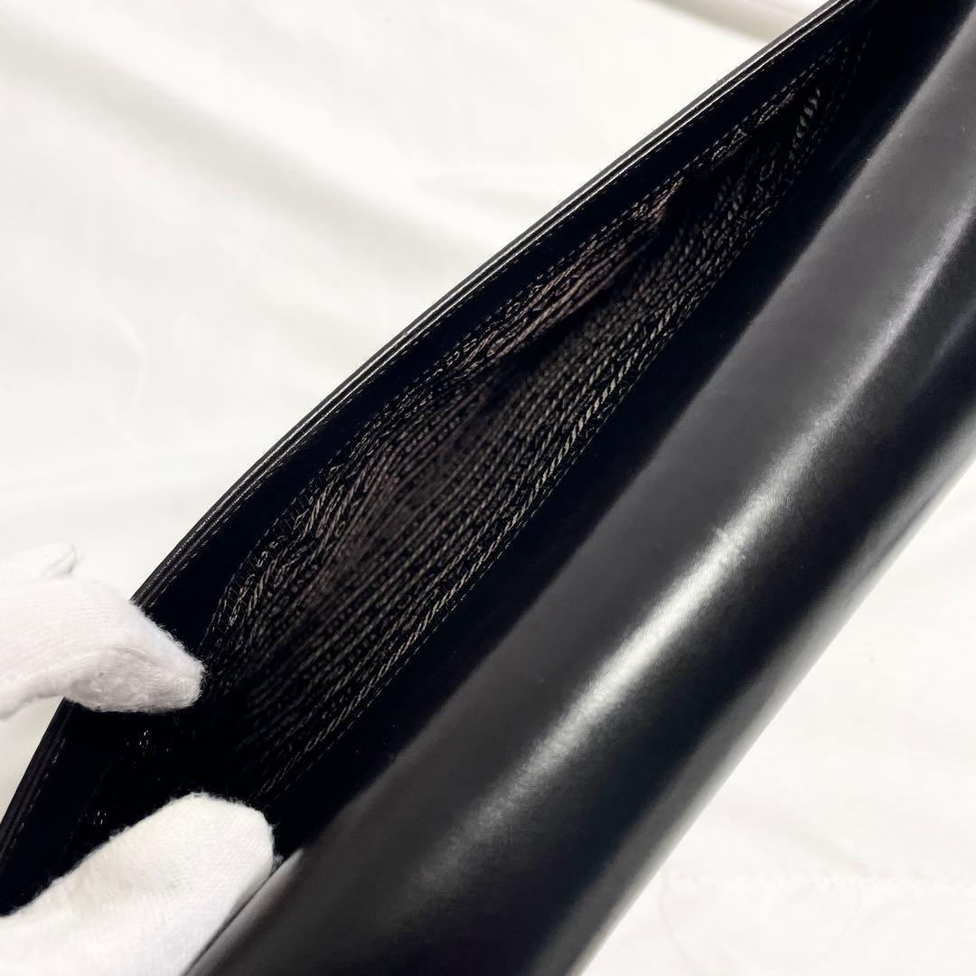 プラダ ロゴ レザー ハンド バッグ フラップ ワンハンドル　多機能　大容量