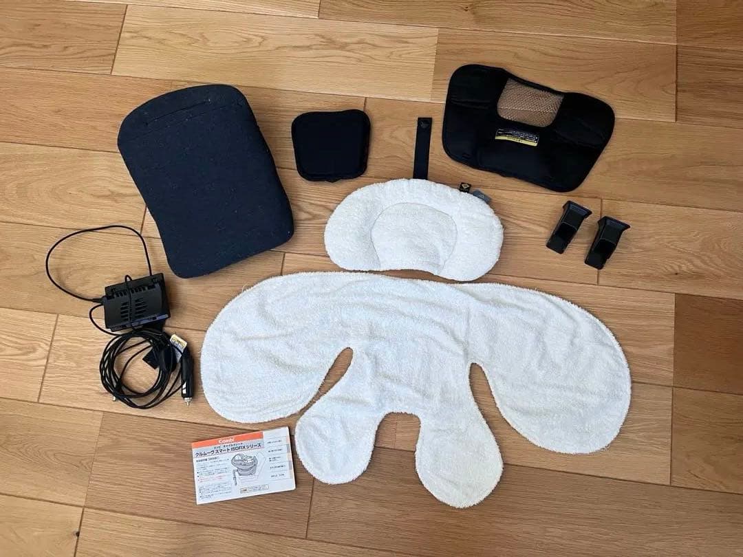 美品！Combi 回転式チャイルドシート ネイビー/グレー　JJ800